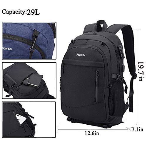 image for Gudui Anti Theft Sports Backpack, Water Resistant Basketball Soccer Ba