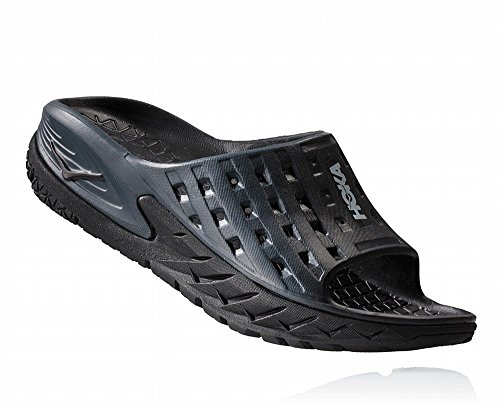 Hoka One One Women's Ora Recovery Slide (8, Black/Anthracite)