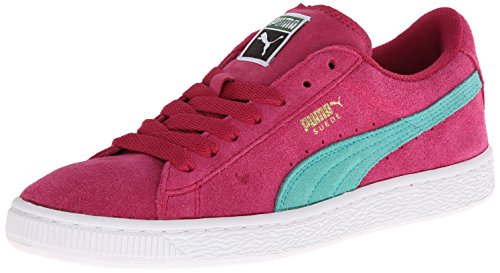 suede puma pool green