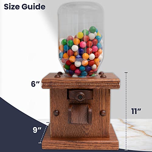 Peaceful Classics Wooden Candy Dispenser Amish Wood Jelly bean