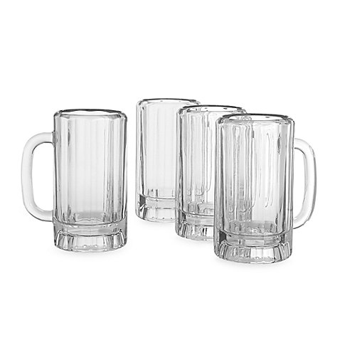 Thick, Decagonal, Dailyware 16 oz. Beer Mug (Set of 4)