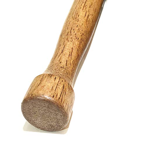 20,3 cm großer Stößel aus Holz für Cocktail, Mojito-Getränke, langlebig, flacher Kopf und runder Kopf, Stößel, Holz… – Bild 6