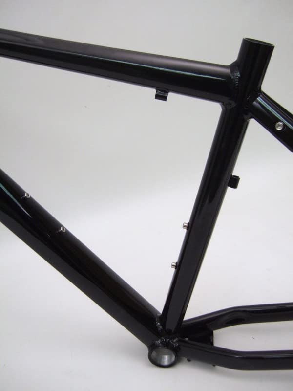 Gravity Unbranded Mountain Bike Frame Set With Suntour XCT Fork Black