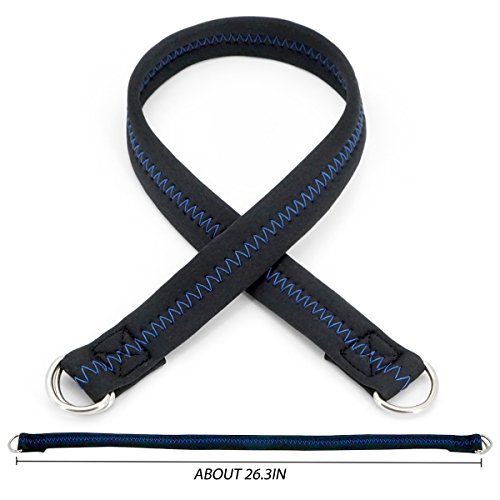 2018 Upgraded Design Baby Stroller Pram Safety Wrist Strap with Stroller Hook (Black with Blue) - Thumbnail 2