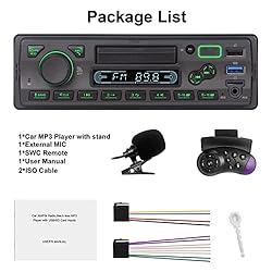 LXKLSZ Car Stereo with Bluetooth Single Din with