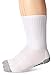 Under Armour Unisex-Adult HeatGear Tech Crew Socks, Multipairs, White (3-Pairs), Large