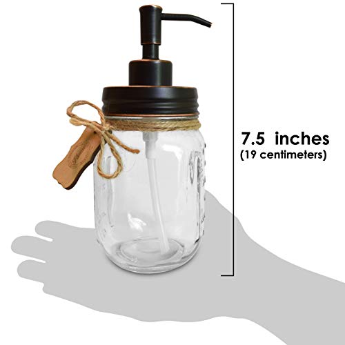 image for Premium Home Quality Rustproof Stainless Steel Mason Jar Soap Pump/Lot