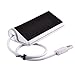 ZiKON 4 Ports USB 3.0 Hub Portable Aluminum Hub with 9.5 inch Shielded Cable for iMac, MacBooks, PCs and Laptops