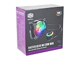Cooler Master MasterLiquid ML120R Addressable RGB Close-Loop AIO CPU Liquid Cooler, 120 Radiator, Dual Chamber Pump, Dual MF120R Fans, Independently-Controlled ARGB LEDs for AMD Ryzen/Intel 1151
