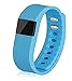 iTontek TW64 Bluetooth V4.0 Smart Watch Sport Bracelet Wristband Gym Running Pedometer Fitness Activity Tracker Reminder for iOS 6.1+Version, Android 4.3+Version - Blue