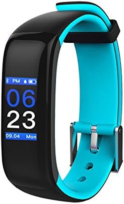 AUPALLA Kids Children Teenage Activity Tracker with Heart Rate Monitor Sleep Monitor Alarm (Blue+Black.)
