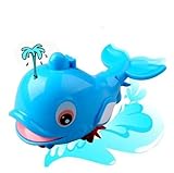 Fajiabao Baby Bath Tub Animal Toys Fun Swimming Dolphin BPA Free Bathtub Toy Water Squirter for Over 1 Year Old Kids Toddlers Fun Bathtime Great Christmas Day and Birthday Gift (One Pc)
