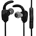Maxbo® Bluetooth Headphones V4.1 Wireless Hands-free Sport Headphones Stereo In-Ear Headset with Microphone for Apple Samsung HTC LG Sony Bluetooth Smart Cell Phones/Devices (Black)