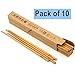 Bamber 10 Pairs Reusable Bamboo Chopsticks Set, 10 Inches Long Chopstick, Japanese Style