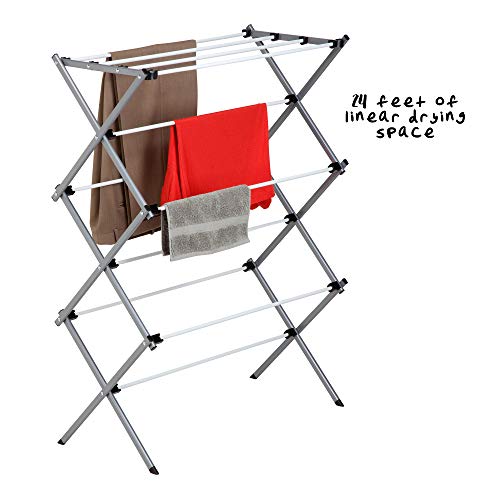 2 Honey+Can+Do+Large+Folding+Drying+Silver