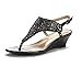 DREAM PAIRS Women's Aditi Low Wedge Dress Sandals