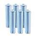 PureGreen Compatible Jura Blue Clearyl Coconut Shell Activated Water Filter Cartridges for Capresso 71445 Automatic Coffee Maker & Espresso Center Machines - Unbleached 6 Pack - for Home & Kitchen Use