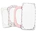 Bassinet Bed Sheets – Premium Bassinet Fitted Sheets for Halo, Mika Micky, Maxi Cosi & Others - 4 Pack – 100% Jersey Knit - Bassinet Bedding for Standard Size Oval or Halo Bassinet Pads for Girls