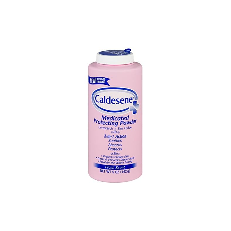 Caldesene Medicated Protecting Powder, Cornstarch & Zinc Oxide, Talc Free, 5oz