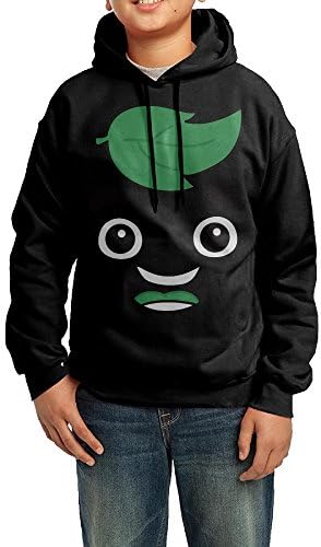 Boys Girls Kids Guava Juice Hoodie Black Cotton Hoodie Large