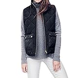 UOFOCO Solid Cotton Hooded Womens Winter Loose Vest