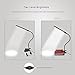 ALOTOA LED Desk Lamp, 2 Level Dimmable Clip on Table Lamp,5W USB Flexible Light,Flexible Gooseneck LED Eye-Caring Task Light for Reading, Studying, Working, Bedroom, Office