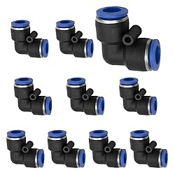 Bwintech 10 Pcs 10mm 90 Degree Elbow Push in