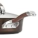 Circulon Symmetry Hard Anodized Nonstick Stir Fry Wok Pan with Lid, 9.5 Inch, Chocolate