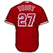 Mens MLB Mike Trout #27 Los Angeles Angels of Anaheim Cool Base Jersey