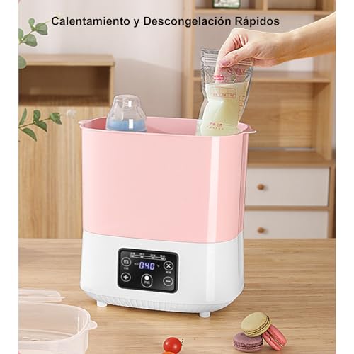 3 in 1 Esterilizador de Vapor de Biberones, │Esterilización, Secado y Comida Caliente│ Calentador de Biberones, Esterilizador con Funciones de Descongelar, Esterilizar, Secar y Calentar Biberones