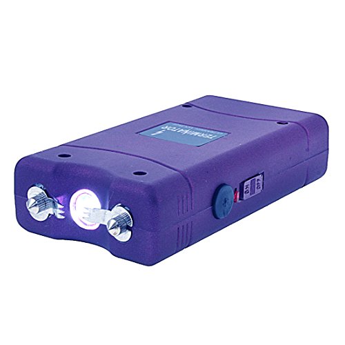 UPC 609788145257, Stun Gun With Flashlight - Terminator SGT-800-100,000,000 V - Mini Rechargeable Cheap Reliable Stun Gun With LED Flashlight Purple - Self-Defense