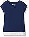 Scout + Ro Girls' Short-Sleeve Knit Top With Eyelet Trim