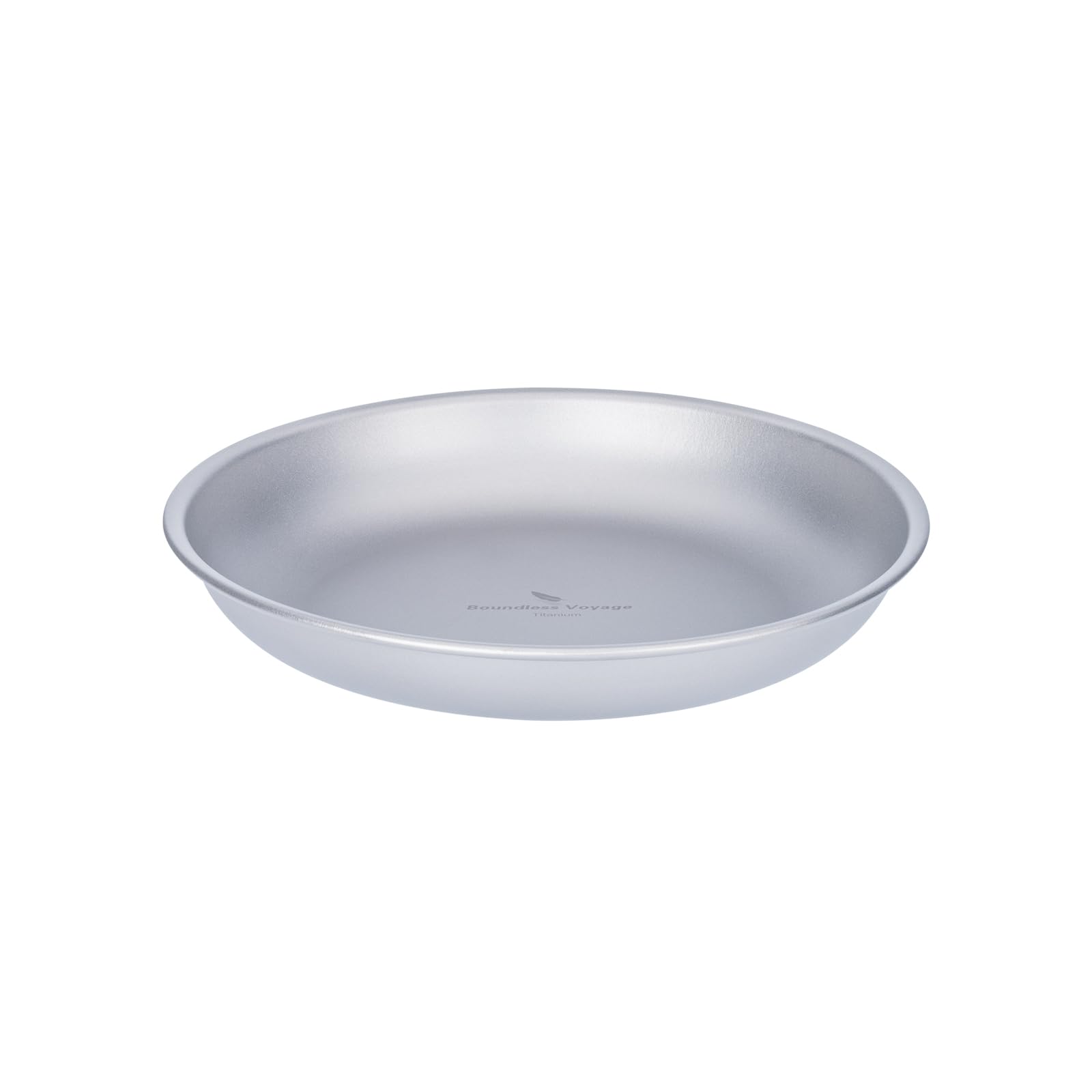 Boundless Voyage Titanium Camping Plate Dishes Saucer Lightweight Round Dinnerware Set Stackable Serving Plates Pasta Plates Travel Outdoor Home Kitchen Tableware Set Ti1117T