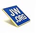 Jehovah Witness - Square Blue Label Pin - JW.org Neck Tie Hat Tack Clip Women or Men Suits-Gold Square-10 Pcs