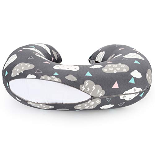 image for COSMOPLUS Stretchy Nursing Pillow Covers-2 Pack Nursing Pillow Slipcov