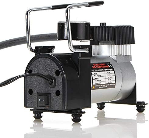 GEGEQUNAERYA Portable Air Compressor Heavy Duty 12V 100PSI Pump Electric Tire Inflator Car Care Tool