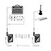 Donner Rechargeable Wireless Guitar System DWS-2 Digital Guitar Bass Audio Transmitter Receiver