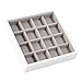 STACKERS jewelry box | white & gray velvet charm stacker set
