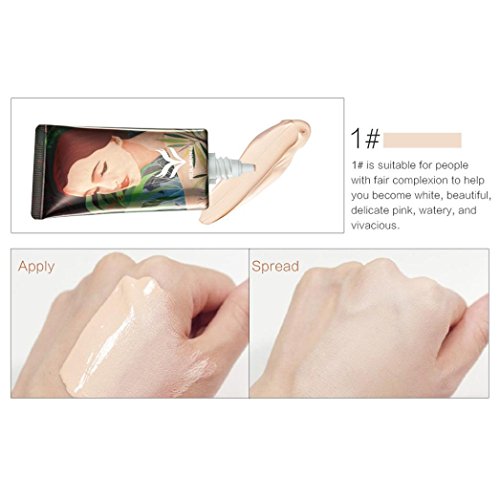 Hunputa Make Up Camouflage Concealer Cream Full Covery Moisturizing Oil-control Waterproof Contour Makeup Face Primer (A)