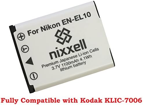 SNS-Nixxell Battery for Kodak KLIC-7006 Kodak EasyShare M22, M23, M200, M522, M530, M531, M532, M550, M552, M575, M577, M580, M583, M750, M873, M883, M5350, M5370, MD30, Mini, Touch Digital