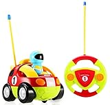 PowerTRC Cartoon R/C Race Car Radio Control Toy for Toddlers Team R/C
