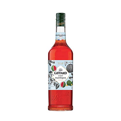 GIFFARD Bar Sirup 1,0 l - Sirup WASSERMELONE zum Mixen Mixgetränke / Cocktails