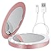 Cellet Compact LED Light 1x/3x Magnified Mirrors, with 3000mAh Power Bank, 1Amp USB Port, Compatible with Apple iPhone 11/ Pro/Pro Max Xr/Xs/Xs Max/X/8/8Plus/7/7+/6 Samsung Galaxy Note 10/9/8/5/S9/S8
