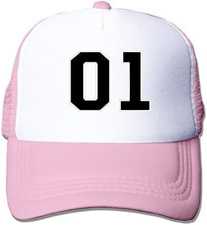 Unisex Hazard Logo Dukes Of Hazzard General Lee Number Snapback Mesh Trucker Hat Pink