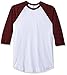 American Apparel Men's Poly-Cotton 3/4 Sleeve Raglan Shirt