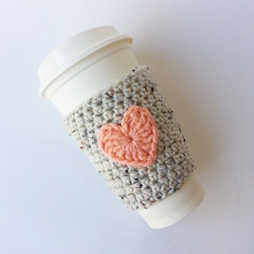 Coffee Cozy Oatmeal with Coral Heart