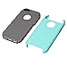 BAROX Fashion Cute Armor Case for iPhone 5 5S (Light Blue + Grey)