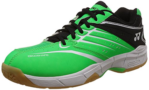 Yonex Power Cushion SHB CFAX Badminton Shoe, Green/Black/White (8.5)