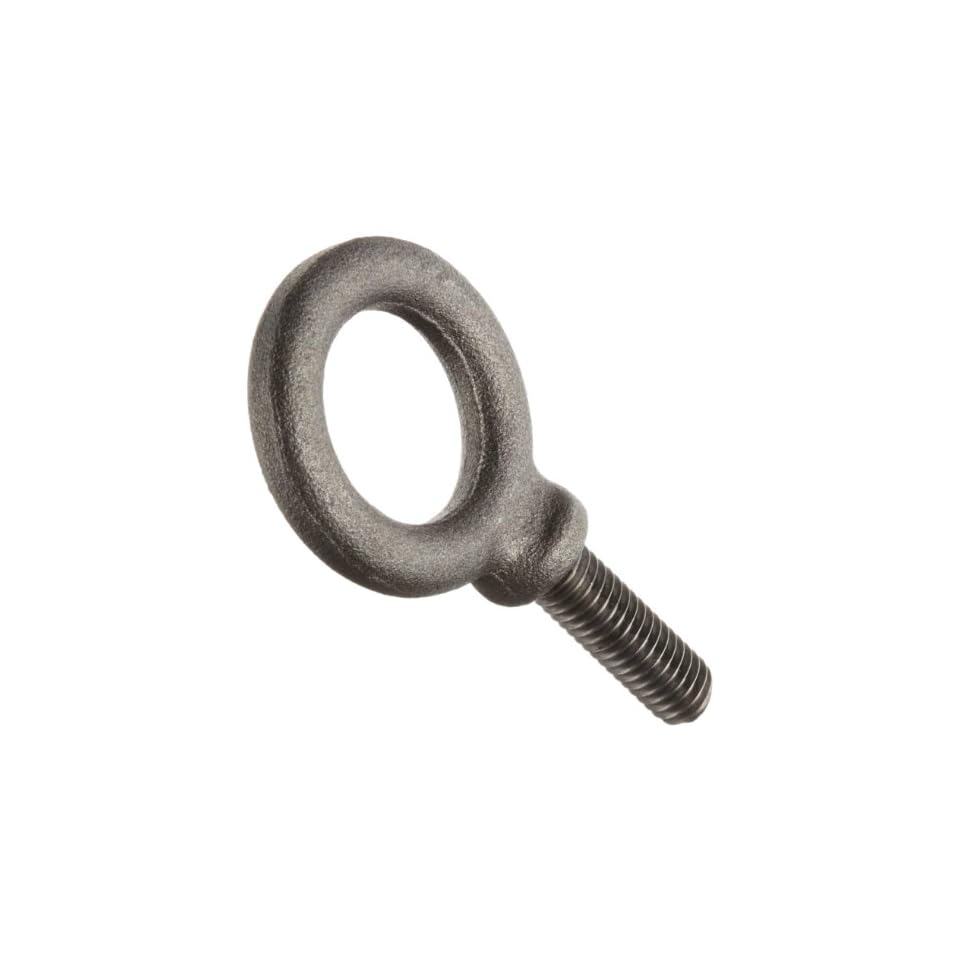 Jergens 18503 Shoulder Eye Bolt with Mill Finish, C 1030 Steel