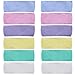 12 Count Color Terry Cloth Spa Headband Single Closure Stretch Towel Washable Makeup Facial Hair Band Wrap Headbands for Yoga Sport Shower